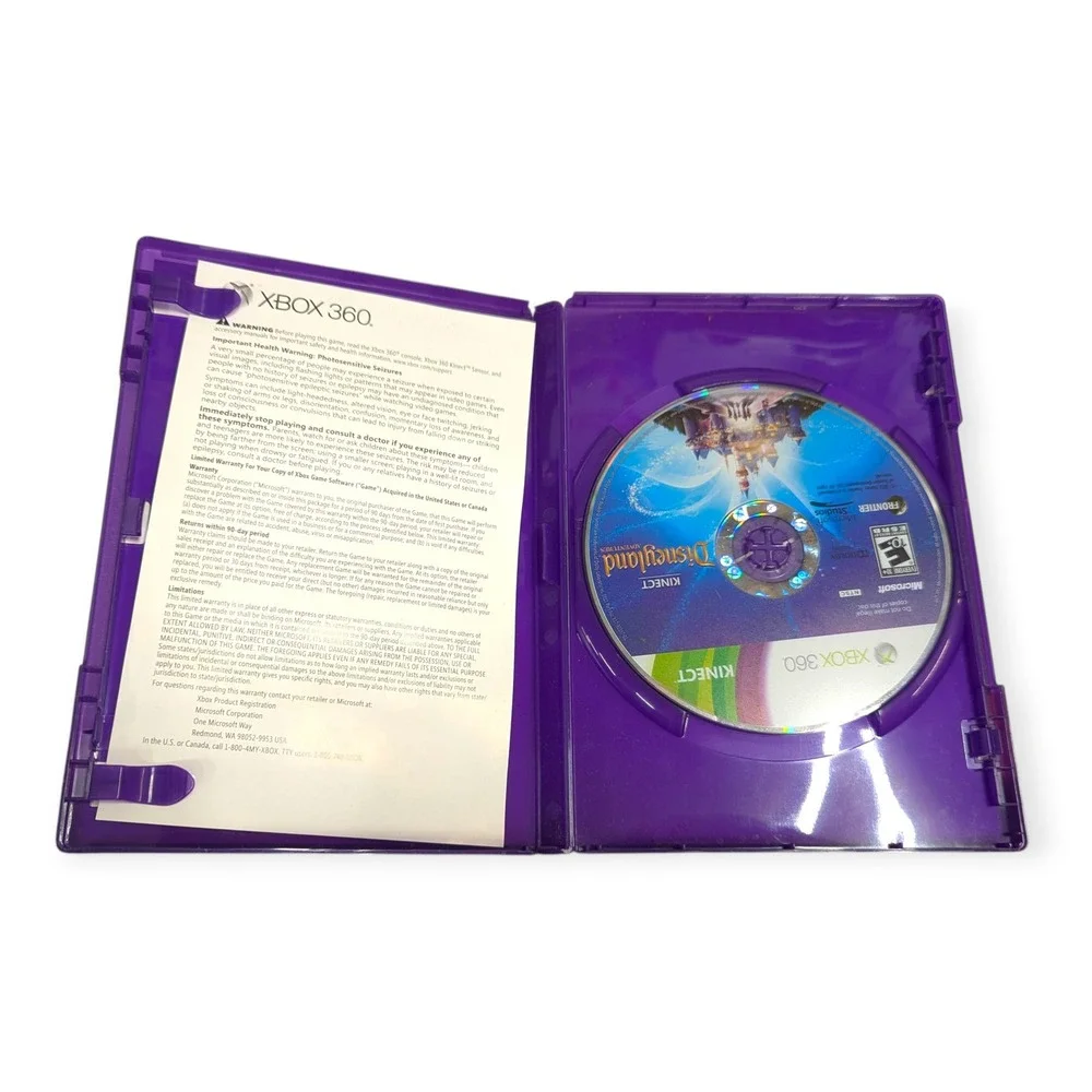 Xbox 360 Game Lot Skylanders Swap Force and Kinect Disneyland‎ Adventures Bundle